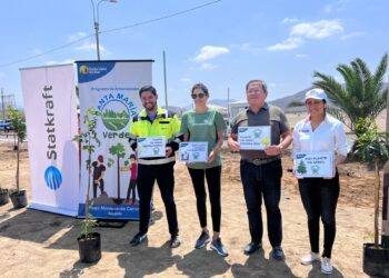 Statkraft, ONG Entre Árboles y la Municipalidad de Santa María del Mar realizan campaña de arborización