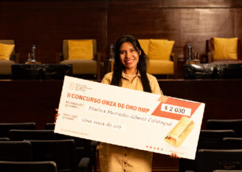 Estudiante de Ingeniería de Minas de la Universidad Nacional de Moquegua ganó premio “Onza de Oro IIMP”