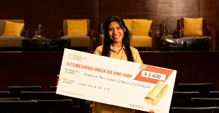 Estudiante de Ingeniería de Minas de la Universidad Nacional de Moquegua ganó premio “Onza de Oro IIMP”