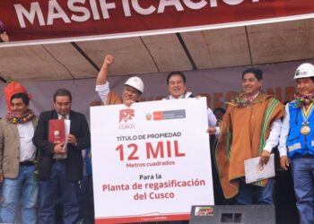 Cusco: Entregan terreno para construir Planta Satélite de Regasificación de GNL