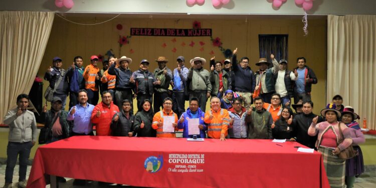 Cusco: Las Bambas aportará S/.1,125,000 anuales durante 2024 y 2025 al distrito de Coporaque