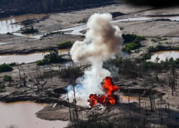 PCM: S/ 119 millones en materiales y bienes destruidos en operativos contra minería ilegal