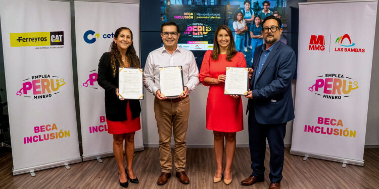 Minera Las Bambas, Ferreyros y CETEMIN impulsan becas técnicas para jóvenes de diversas regiones del país